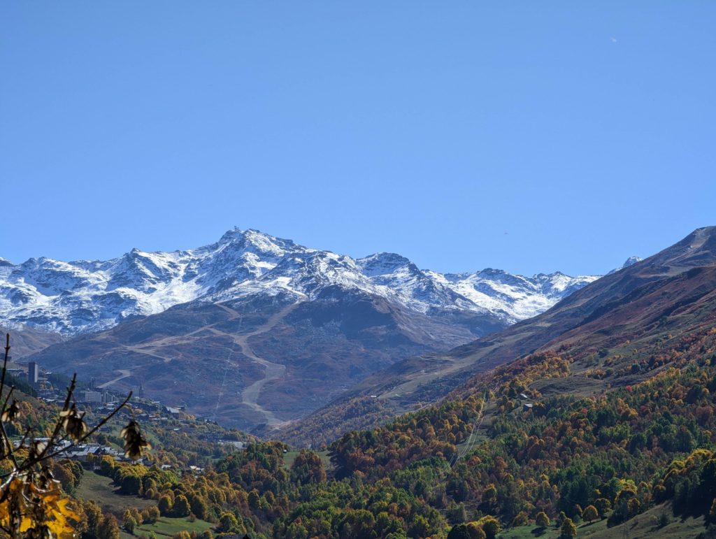 View outside chalet alp Cime de Caron
