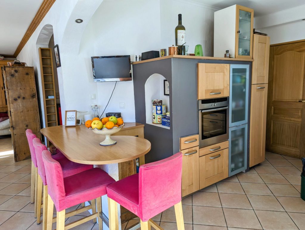 Living area chalet alp