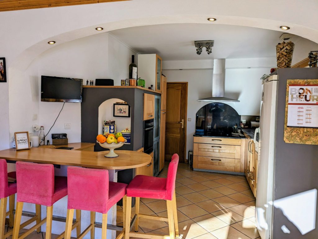 Living area chalet alp