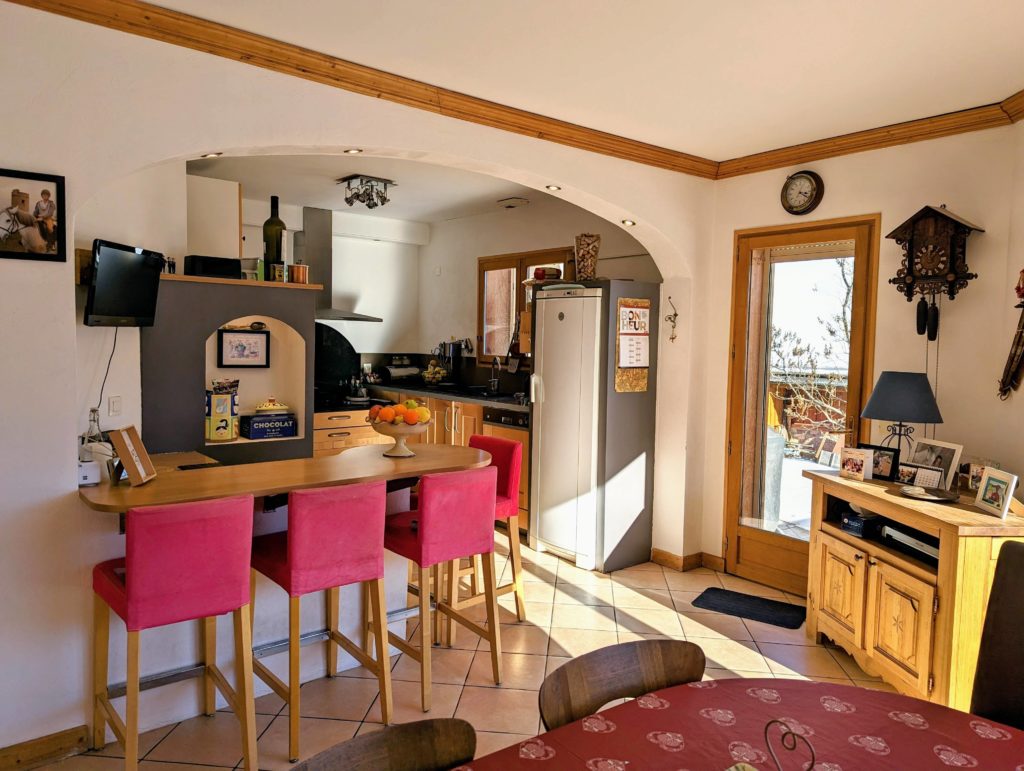 Kitchen area chalet alp