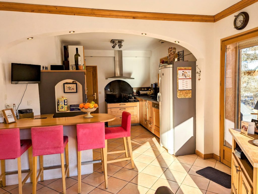Kitchen area chalet alp