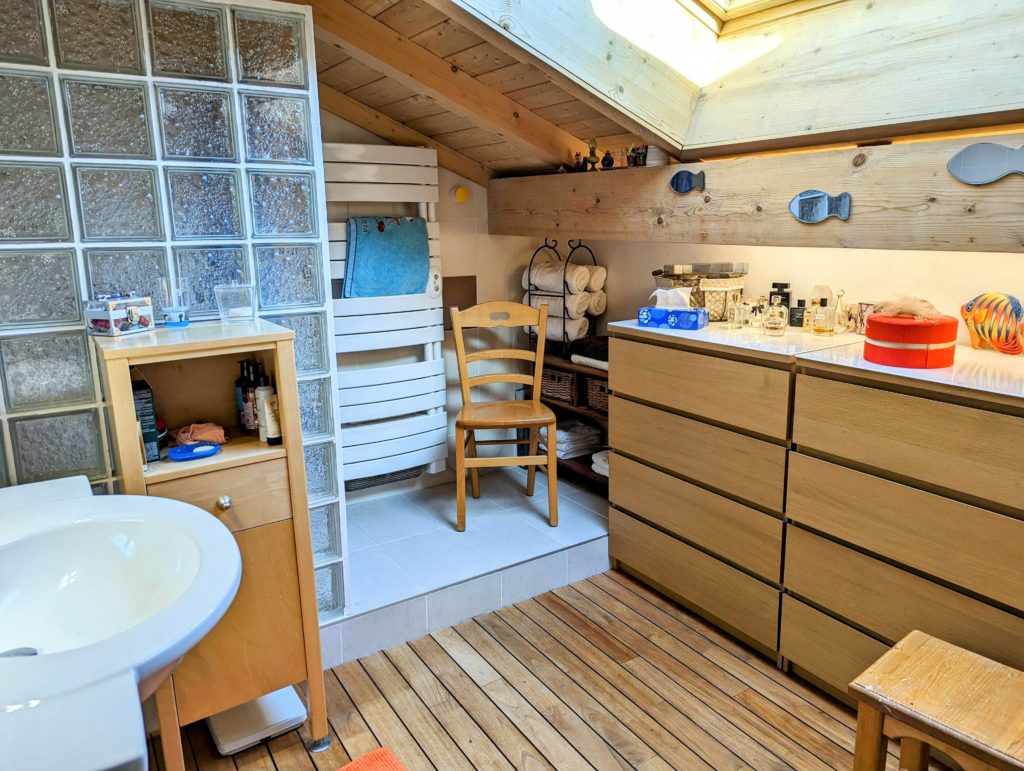 bathroom chalet alp