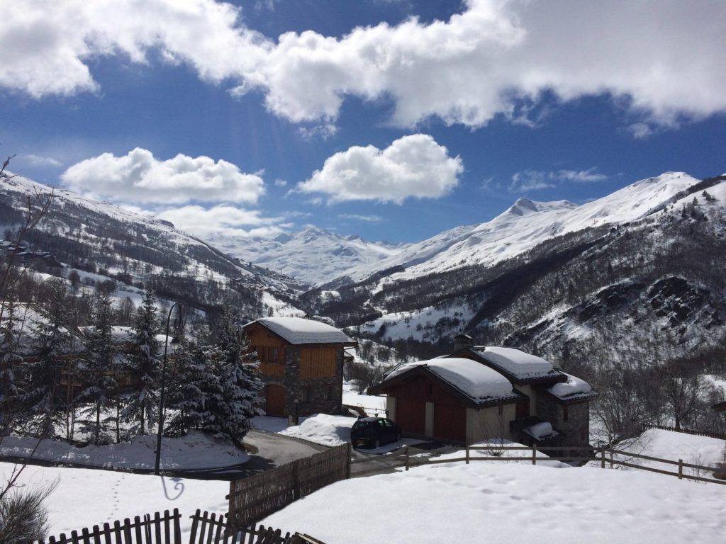 chalet alp view outside south